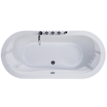 Cupc Oval freistehende Badewanne mit Wasserhahn Mischer